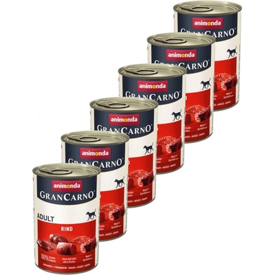 Animonda Gran Carno Adult hovädzie 6 x 400 g