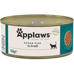 Applaws Ocean Fish in broth океанска риба в бульон 156gr