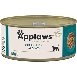 Applaws Ocean Fish in broth океанска риба в бульон 156gr