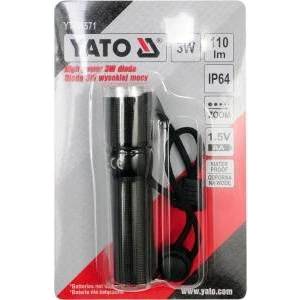 TOYA Metal flashlight with cree led, 100x25mm