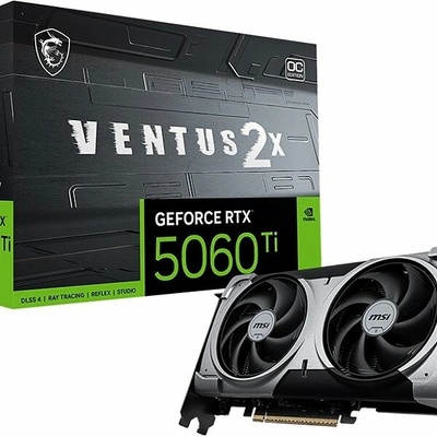 MSI GeForce RTX 5060 Ti 16G VENTUS 2X OC PLUS