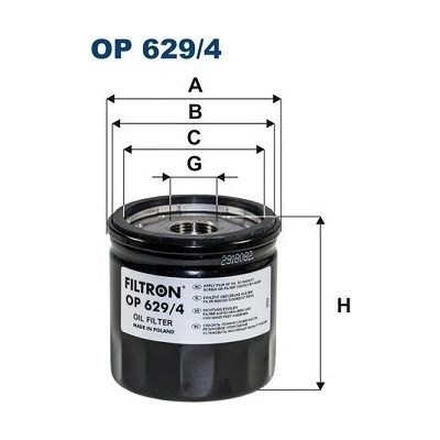 FILTRON Olejový filter OP6294
