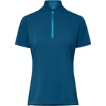 Vaude Дамска фланелка с къс ръкав за колоездене Vaude Women's Adlux Half Zip Shirt Cycling jersey - Shore Blue - размер 38 (EU) (156-2795-0312)