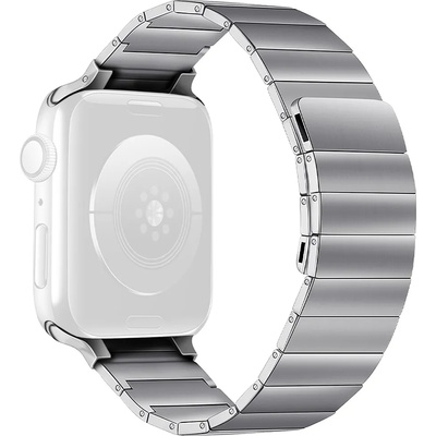 Rimeno Стоманена верижка за Apple Watch 42/44/45/49 мм, сребриста (RSG-37-00A-4)