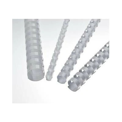 Plastový hrebeň 10 mm, bílý (LAMRE21DR10BL)