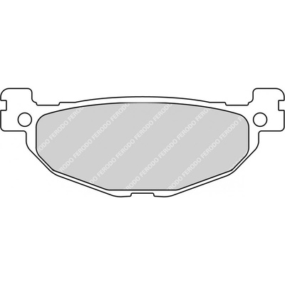 Brzdové platničky FDB2200P YAMAHA zadné