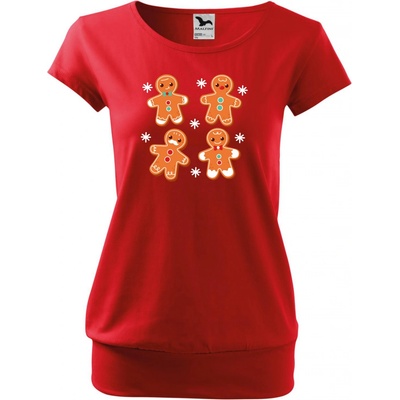 MALFINI Vánoční tričko City malé perníčky