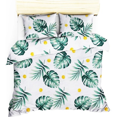 Mijolnir Памучна покривка за легло Muniro Jungle, 160 x 235 cm Monstera - Mijolnir (162ELR9397)