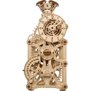UGears Дървен 3D пъзел Ugears от 265 части - Механичен часовник (U-70217 )