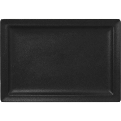 RAK Porcelain Talíř obdélný 33 x 23 cm černá NFCLRP33BK-6