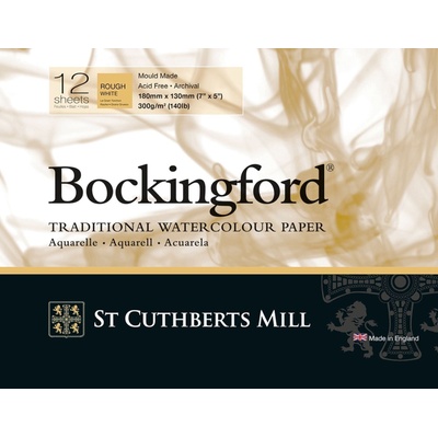 St Cuthberts Mill Bockingford Rough Скицник 12 18 x 13 cm 300 g White (T47430001011A)