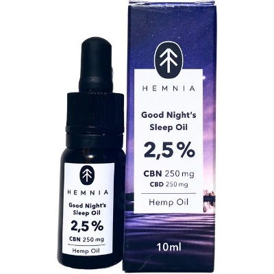 Good Night´s Sleep Konopný olej 2,5% 250 mg CBN 250 mg CBD 10 ml