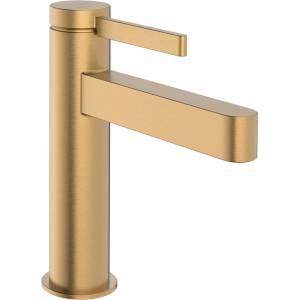 Hansgrohe Finoris - Смесител за умивалник, с изход Push-Open, CoolStart, EcoSmart, матиран бронз 76024140 (76024140)