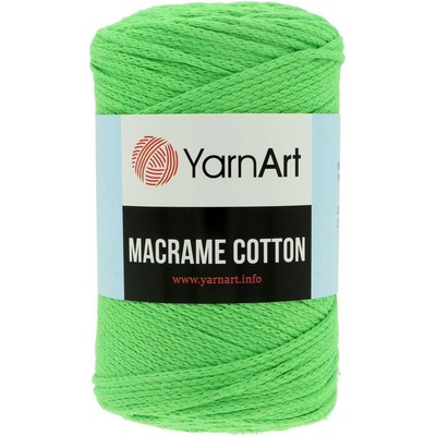 YarnArt Macrame Cotton 802 hráškovo zelená