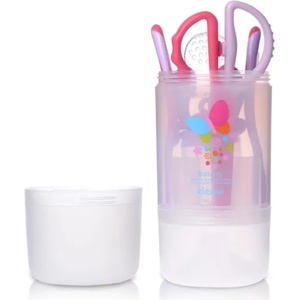Kidsme Бебешки комплект за път с контейнер за храна Kidsme, лавандула, 6м+ (9904) - baby