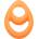 CalExotics Alpha Glow-In-The-Dark Liquid Silicone Teardrop Ring Orange