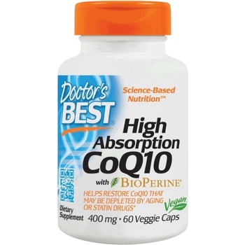 Image 1 of Doctor's Best BEST CoQ10 with Bioperine 400 mg [60 капсули]