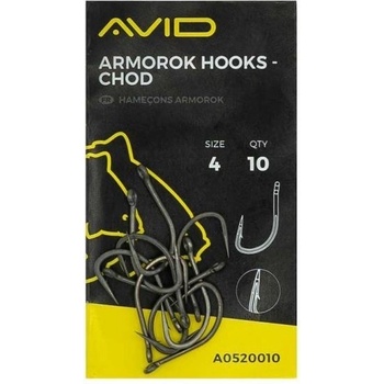 Avid Carp Armorok Hooks Chod Barbed vel.8 10 ks