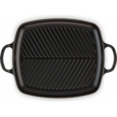 Le Creuset grilovacia panvica obdĺžníková čierna 39 x 27 cm