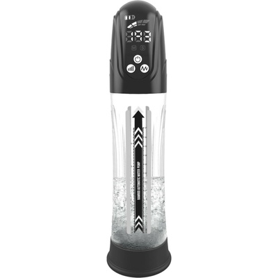 Dreamtoys - automatická vodná vákuová pumpa na penis priehľadná