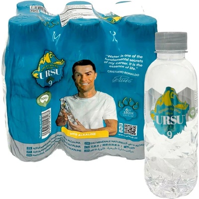 URSU 9 Alkalická minerálna voda neperlivá 6 x 330 ml