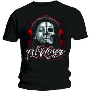 Lil Wayne Skull Sketch Black L Риза (LWTS02MB03)