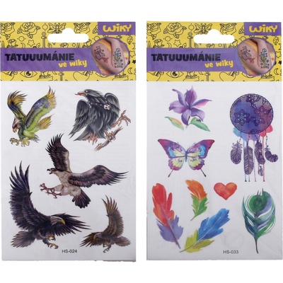 Wiky Tetovací obtisky mix 20x11 cm – Zboží Mobilmania