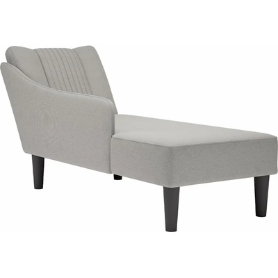 vidaXL s pravou područkou šedá textil 11461.4009805 – Zboží Dáma