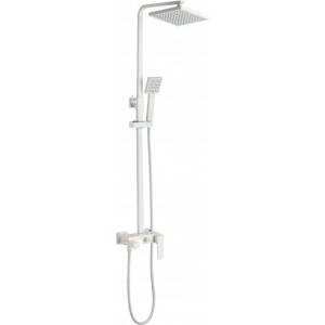 Inter Ceramic Душ система със смесител, пита, слушалка и шлаух ICT 6891W MATT WHITE, Inter Ceramic (6891W MATT WHITE)