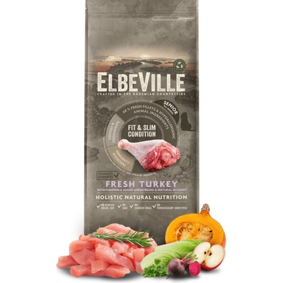 Elbeville Senior All Breeds Fresh Turkey Fit and Slim Condition 11,4 kg