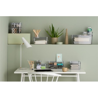 SMARTSTORE Úložný box, plastový, 0,6 l, "Compact XS", priehľadný