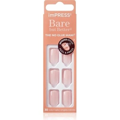 KISS imPRESS Bare but Better umelé nechty samolepiace Instinct 30 ks