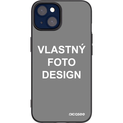 Picasee silikónové Apple iPhone 14 - Vlastný design/motiv čierne
