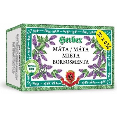 Herbex Mäta pieporná porciovaný čaj 20 x 3 g