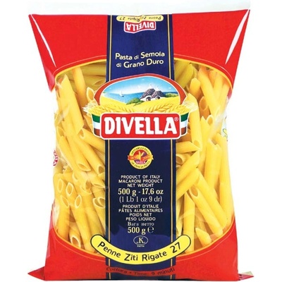 Divella Penne Ziti Rigate No.27 těstoviny semolinové sušené 0,5 kg