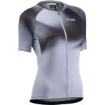 Northwave Дамска фланелка с къс ръкав за колоездене Northwave Women's Force Evo Jersey Short Sleeve Cycling jersey - Ice Grey - размер XXL (156-2180-0716)
