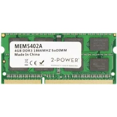 2-Power SODIMM DDR3 4GB 1866MHz CL13 MEM5402A