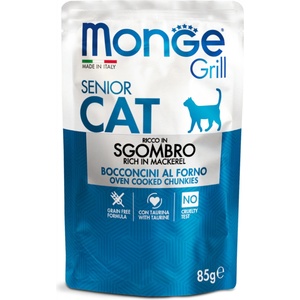 Monge Grill Senior mackerel in aspic 85 g