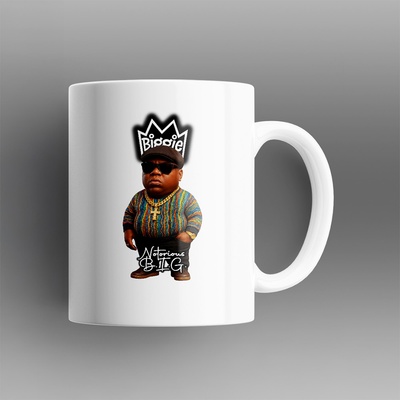 Hoodstyle Rap Toon Biggie Smalls The Notorious B. I. G. чашаHOOD-1420-2 - Маслина, размер