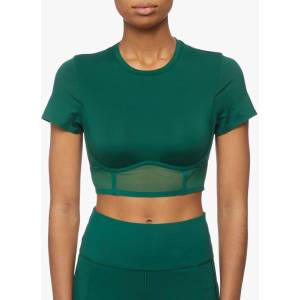 Adidas x Ivy Park Corset Croped Tee Green - magazinko