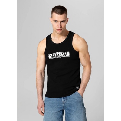 PitBull West Coast tielko BOXING RIB pánske black čierna