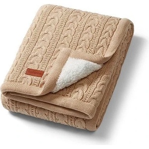 Babyono Бебешко одеяло с пухкава подплата BabyOno - 75 x 100 cm, бежово (5901435417591) - baby