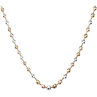 Savicki Náhrdelník trojfarebné zlato B-N-N1238-00337-585-ZBR