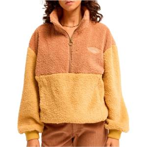 Billabong Дамски поларен пуловер Billabong Women's Time Off Fleece jumper - Curry (105-7571-0214)