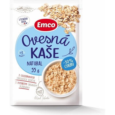 emco Овесена каша натурална -30% захар 55 г