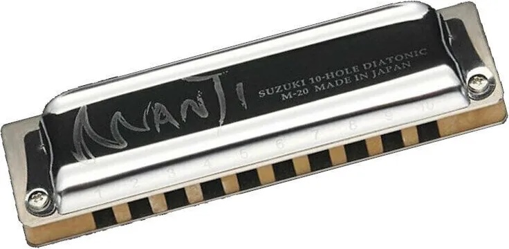 Suzuki Music Manji 10H G Диатонична устна хармоника (M-20-G)