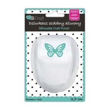 DALPRINT Decorative hole punch azure 3, 7cm butterfly