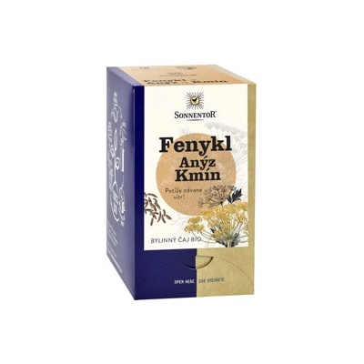 Sonnentor Čaj Fenykl Anýz Kmín BIO 18 x 1,7 g