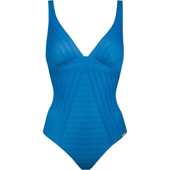 Lidea Дамски бански костюм Lidea Women's Linear Code Swimsuit - Wave Blue - размер 44 (150-6304-0120)