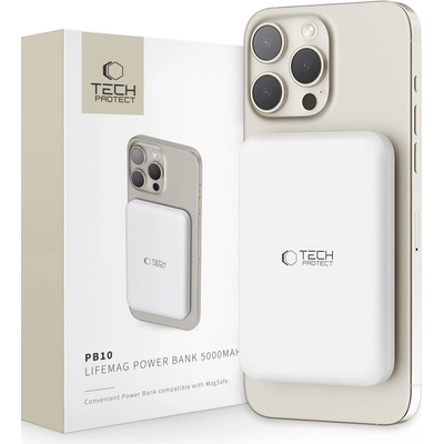 Tech-Protect PB10 LifeMag 5000 mAh White